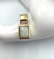 Schöner Anhänger aus 585 Gelbgold Edel Opal u.Diamanten Nr.194533 Niedersachsen - Braunschweig Vorschau