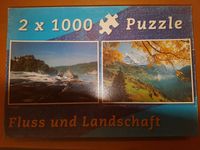 Puzzle Box 2 x 1000 Teil Rheinfall / Blick auf die Schweiz Kreis Pinneberg - Elmshorn Vorschau