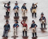 9 Zinnfiguren, Altdeutsche Uniformen, Einzelstücke, private Herst Bayern - Lindau Vorschau