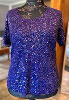 ❤️ Gerry Weber Bluse -Shirt Glitzer - Pailletten Gr. L-XL 44-46 Schleswig-Holstein - Glinde Vorschau