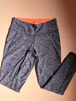 H&M Sport Leggings grau neon orange M 38 Nordrhein-Westfalen - Beckum Vorschau