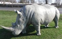 Dekofigur Nashorn XXL Lebensgroß Gartendeko Tierdekofigur Sachsen-Anhalt - Naumburg (Saale) Vorschau