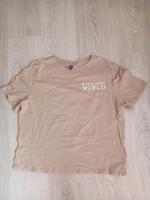 Tshirt beige mit Print, Gr.M von H&M Hessen - Angelburg Vorschau