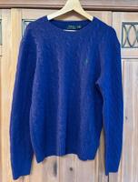 Ralph Lauren Zopfmuster Wolle Pullover Grösse M Lila Unisex Neu Bayern - Mallersdorf-Pfaffenberg Vorschau