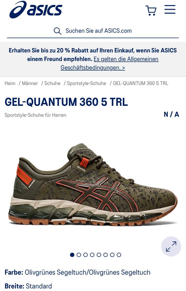 ASICS Gel-Quantum 360 5 - Gr. 42,5 - wie neu in Frankfurt am Main