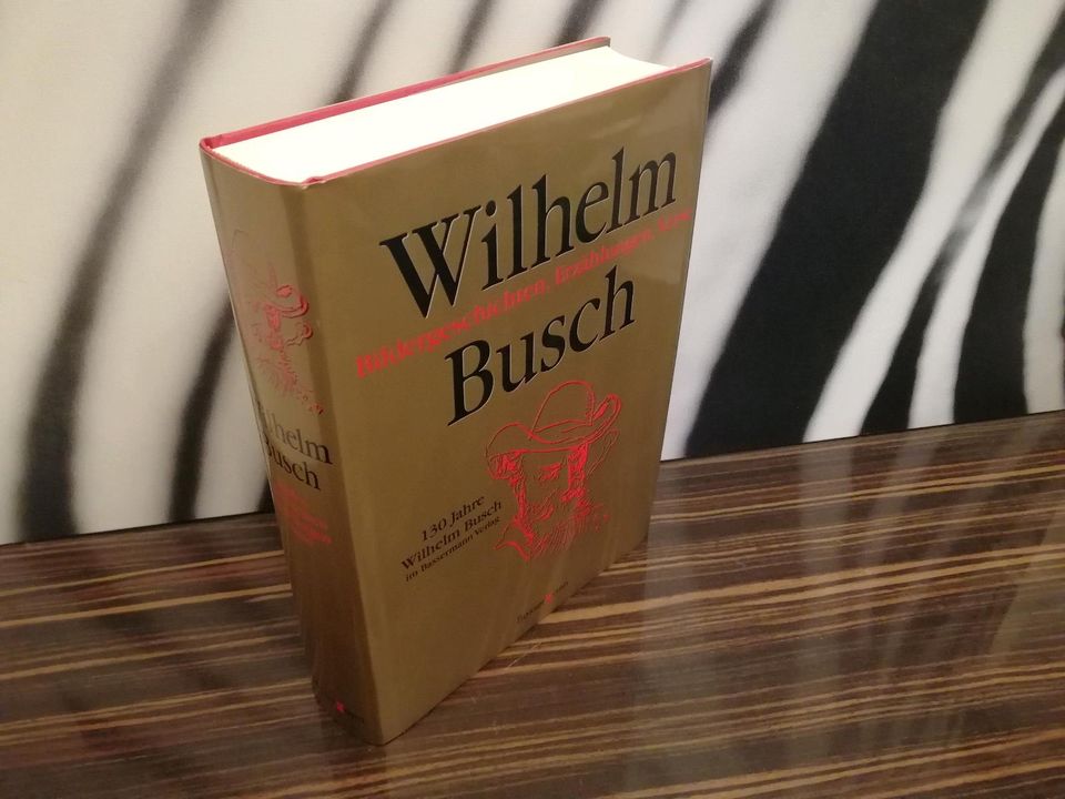 130 Jahre WILHELM BUSCH Bildergeschichten.. Bassermann Verl. gold in Frankfurt am Main