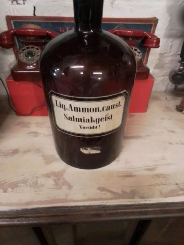 Alte Apotheker Flasche, Deko,Sammler, Antik in Mansfeld