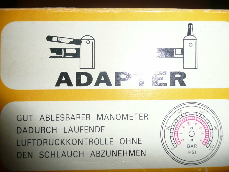 JeCo Fußluftpumpe 5bar Doppelzylinder m.Manometer