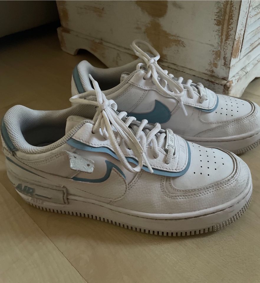 Customised Nike Air force 1  weiß hellblau in Hannover