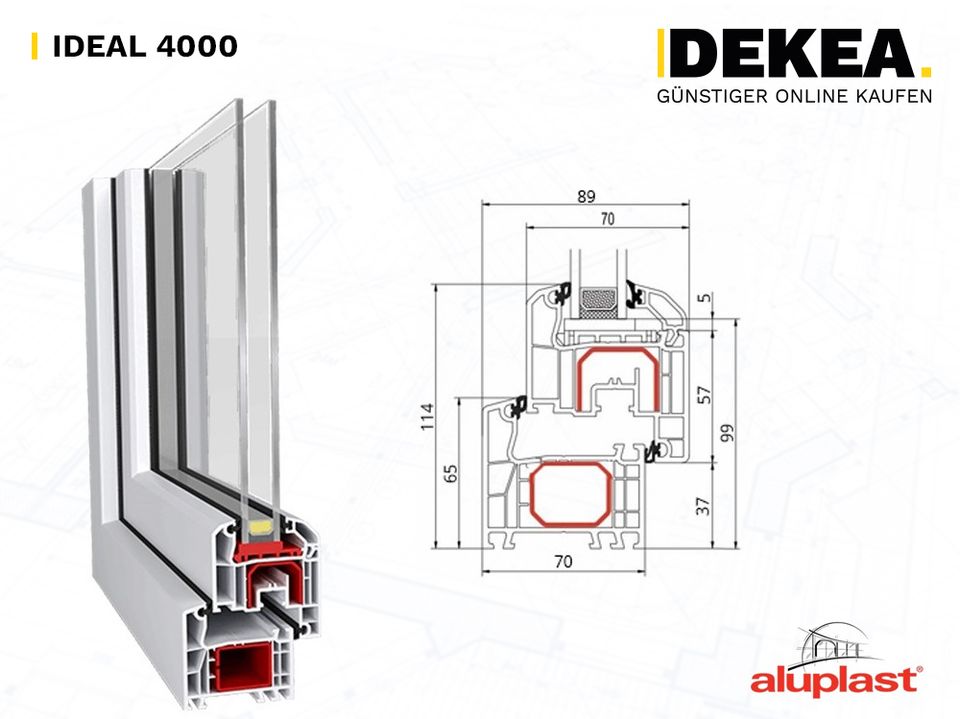 Kunststoff Balkontür PVC 900 x 2000 mm Dreh-Kipp | Bodentiefe Fenster mit Unterlicht Eingangstür Tür PVC-Fenster Balkontüren Terrassentür Außentür Kunststofffenster nach Maß in Dresden