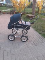 HESBA Kombi Kinderwagen Corrado Marine Innenfutter mille fleur Baden-Württemberg - Bad Schönborn Vorschau