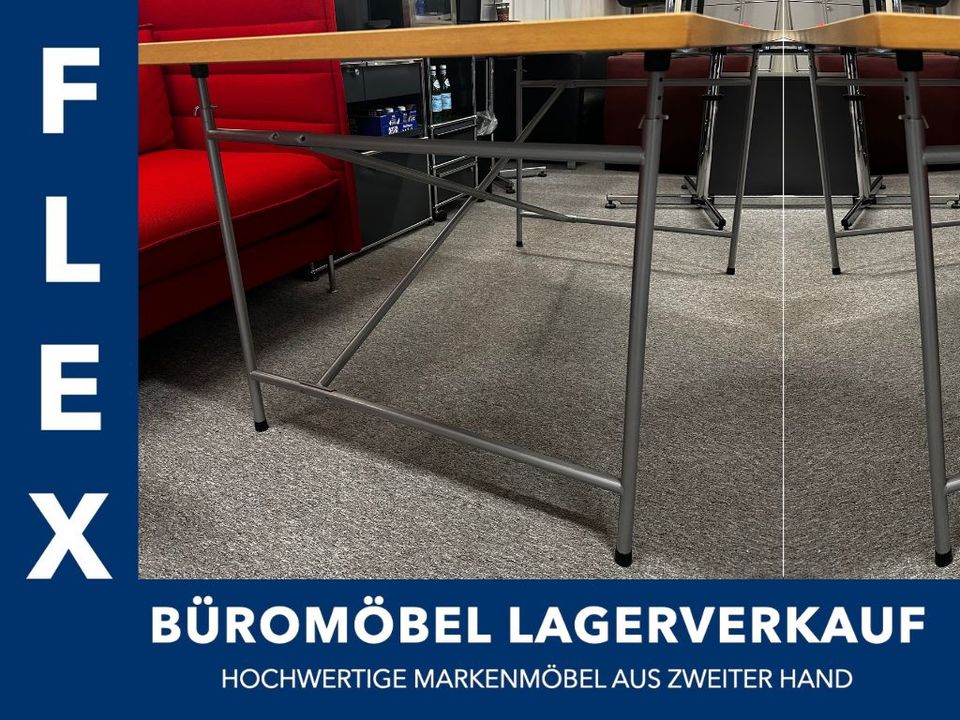 24x Lampert / Eiermann Tisch Silber/Weiß/Eiche (NP 890€) in Karlsruhe