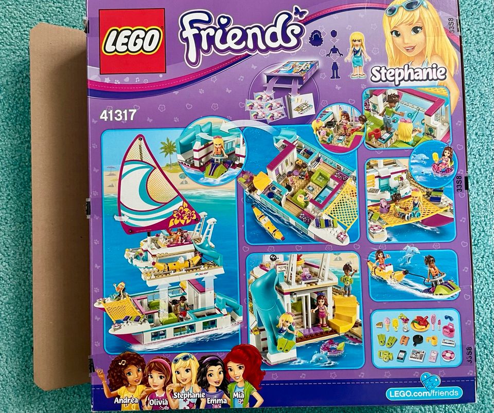 LEGO Friends 41317 Sonnenschein Katamaran  Boot mit OVP in Dresden