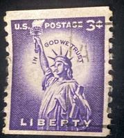 Seltene Briefmarke US Postage 3C Liberty gestempelt Baden-Württemberg - Ulm Vorschau