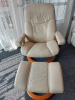 Stressless Sessel mit Hocker, beige Schleswig-Holstein - Wilster Vorschau