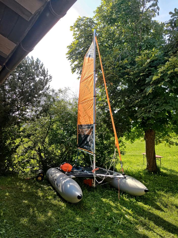 Smartkat, 4m Pylonen, Minitrailer, E-Pumpe in Germering