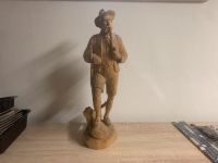 Holzfigur handgeschnitzt Jäger 52 cm groß Bayern - Ernsgaden Vorschau