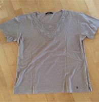 Brax T-Shirt Shirt Gr.42 beige Baumwolle Ausschnitt Spitze Niedersachsen - Duderstadt Vorschau