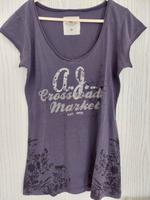Damen-Shirt, dunkelviolett, Gr. S, mit Frontmotiv, Marke: L.O.G.G Sachsen - Plauen Vorschau