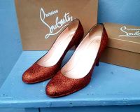 LOUBOUTIN Glitter RON RON 85 Vintage in Rost Orange 38,5 Baden-Württemberg - Bruchsal Vorschau