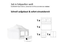 Faltpavillon Zelt weiß 3x6m mieten leihen Baden-Württemberg - Pfinztal Vorschau