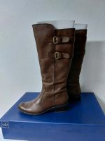 Stiefel hoch Leder von Caprice in Gr. 38,5 Saarland - Schwalbach Vorschau