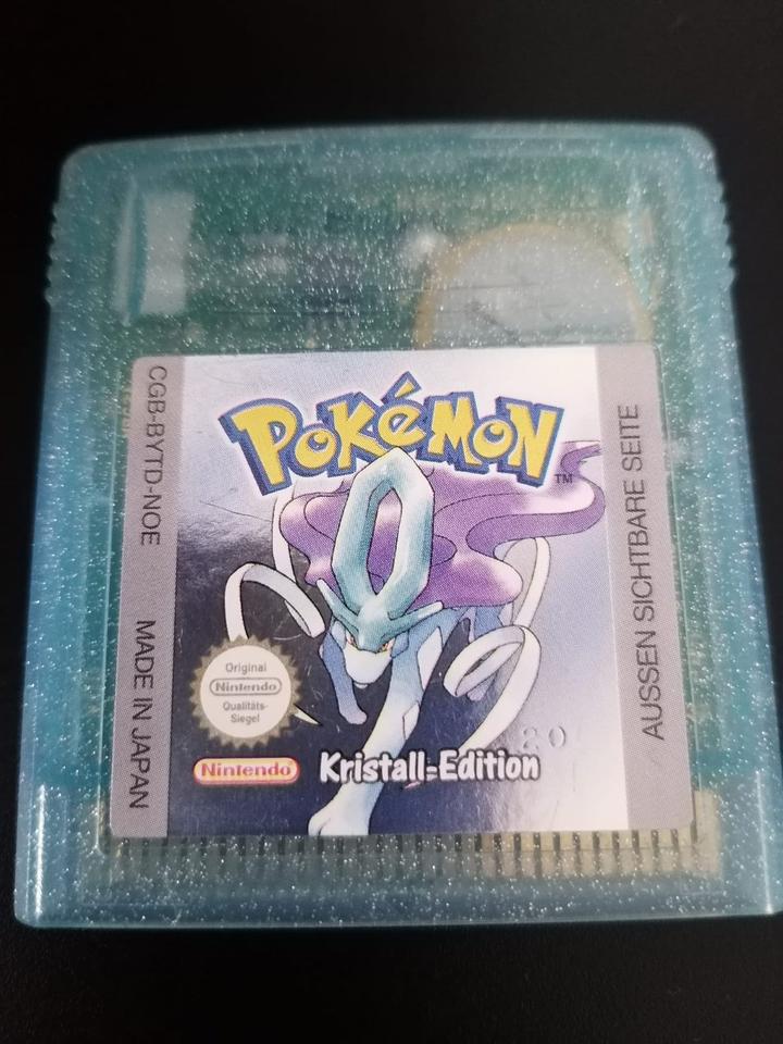 Pokemon Crystal Original, Deutsch, neue Batterie, Originalstempel in Braunschweig
