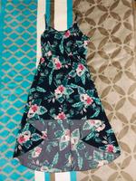 NEU - Sommerkleid Vokuhila dunkelblau mit Blumenmuster Gr. L Brandenburg - Schildow Vorschau