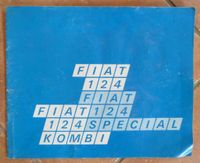Original Prospekt FIAT 124 von 1969 Limousine & Kombi Rheinland-Pfalz - Jockgrim Vorschau
