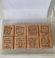 Stampin up Stempel Set Gummi Holz Quick & Cute Hessen - Dietzenbach Vorschau