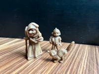 DDR plaho Hexe Hänsel Katze braun unbemalt GDR vintage Retro Brandenburg - Jüterbog Vorschau