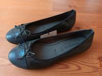 Neue Tamaris Ballerinas Gr 38 dunkelblau Leder Touch it Sachsen-Anhalt - Halle Vorschau