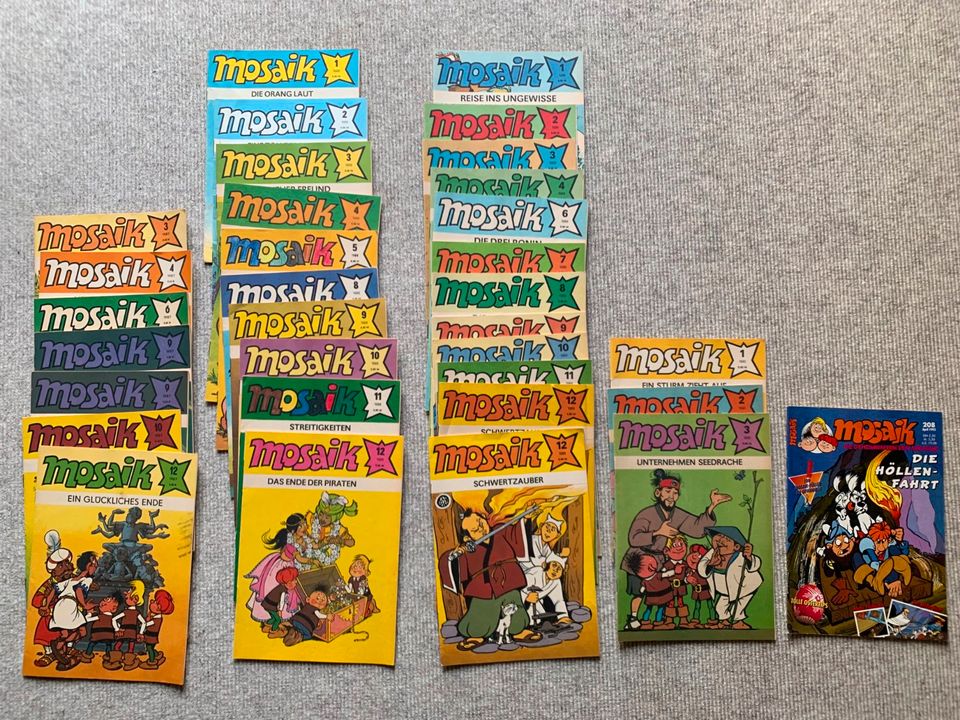 Mosaik Hefte von 1976-1993 (100 Stück) in Quedlinburg