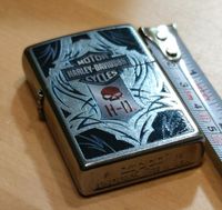 Harley Davidson Zippo Skull Logo Official Merchandise neuwertig Baden-Württemberg - Rauenberg Vorschau