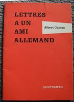 Lettres a un ami allemand, Albert Camus, Diesterweg, Aufl. 1963, Rheinland-Pfalz - Neustadt an der Weinstraße Vorschau