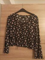 Schicke Bluse mit Blumen, zum Binden, 38, H&M Hessen - Hofbieber Vorschau