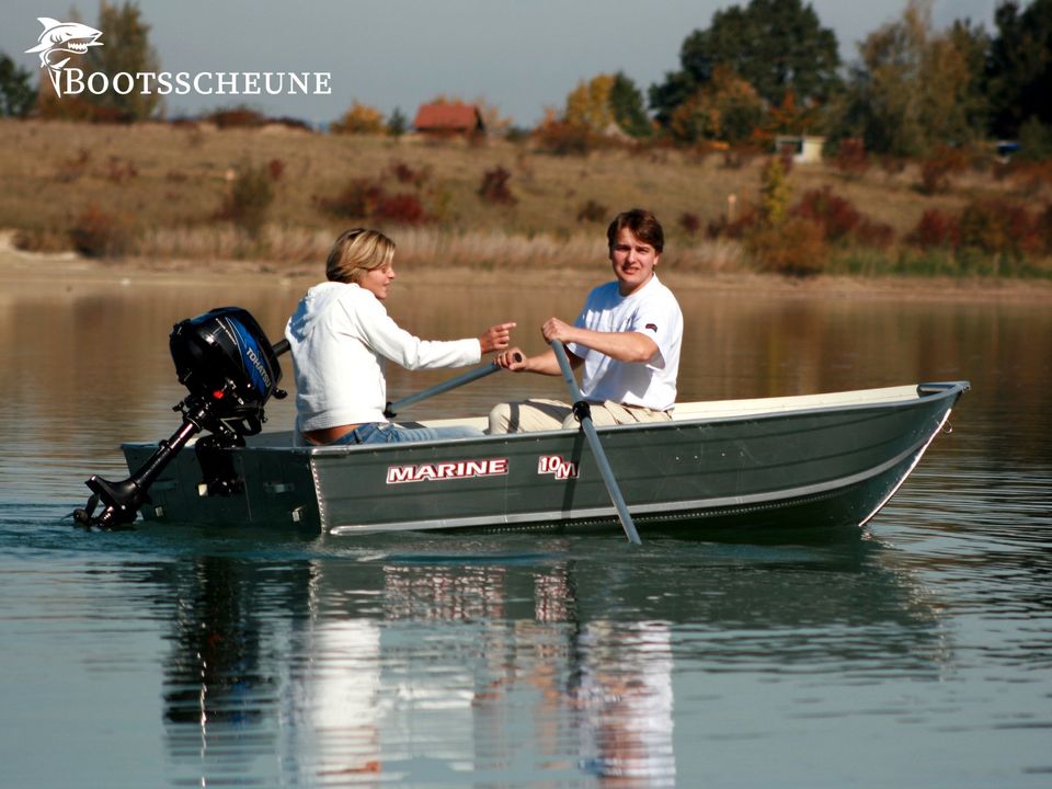 Angelboot Aluboot Aluminiumboot Motorboot Marine sofort verfügbar in Oranienburg