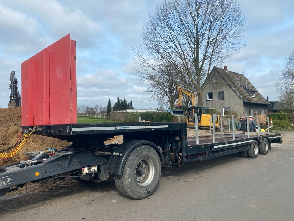 Nooteboom Tieflader Sattel LKW MAN Mercedes Iveco Volvo in Datteln