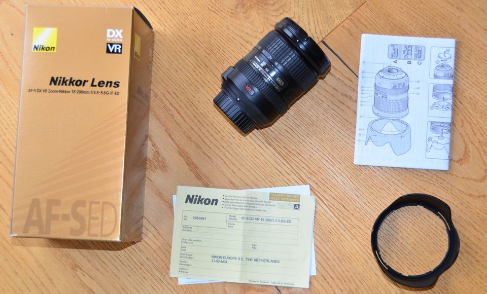 Original Nikon Objektiv 18-200mm, guter Zustand,Übernahmegarantie in Braunschweig