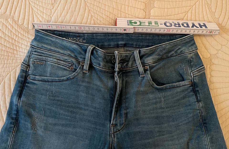 G-STAR GSTAR RAW MIDGE Zip MID SKINNY Jeans WMN W30 / L28 in Ginsheim-Gustavsburg