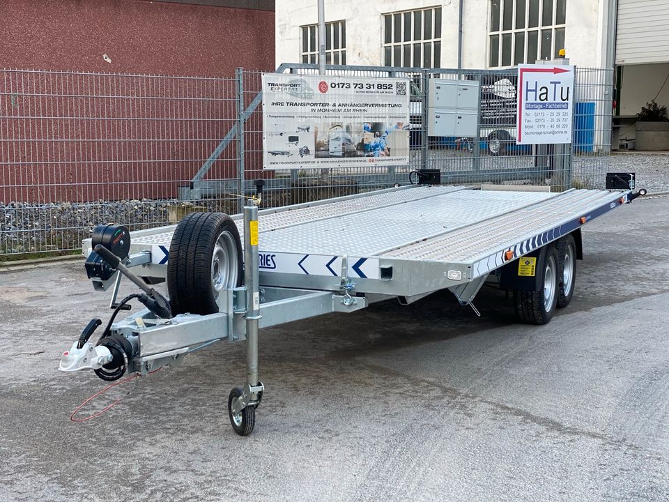 Autotransportanhänger mieten leihen, Kfz-Transportanhänger mieten leihen, Autoanhänger mieten leihen, Anhänger mieten leihen, Anhängerverleih in Monheim am Rhein