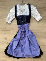 Trachtendirndl Dirndl Country Lady Größe 32 lila schwarz Bayern - Ergolding Vorschau