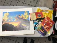 Disney König der Löwen Set: Münze VHS Lithographie 1995 Hessen - Waldsolms Vorschau