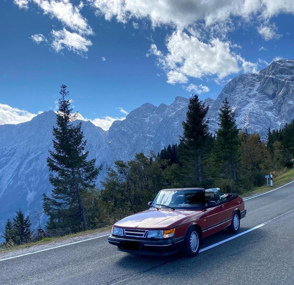 Saab 900 I 2.0 Turbo Cabrio Klima H- Kennzeichen 16 Valv Oldtimer in Bad Reichenhall