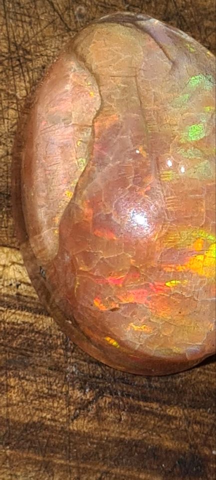Sehr seltener Feueropal Opal alle Farben Rot Mineralien Edelstein in Rosenheim