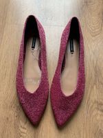 NEU * Stradivarius * Ballerinas * Glitzer * beere *  pink * NEU Hessen - Marburg Vorschau