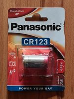 2 Panasonic Photo Lithium CR123A Batterien 3 V – MHD 01/2031 Bayern - Veitshöchheim Vorschau