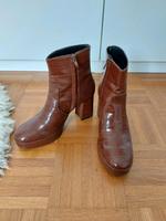 Ankleboots Highheels, Plateau, Reptillook, Mango, Gr. 39, Baden-Württemberg - Radolfzell am Bodensee Vorschau