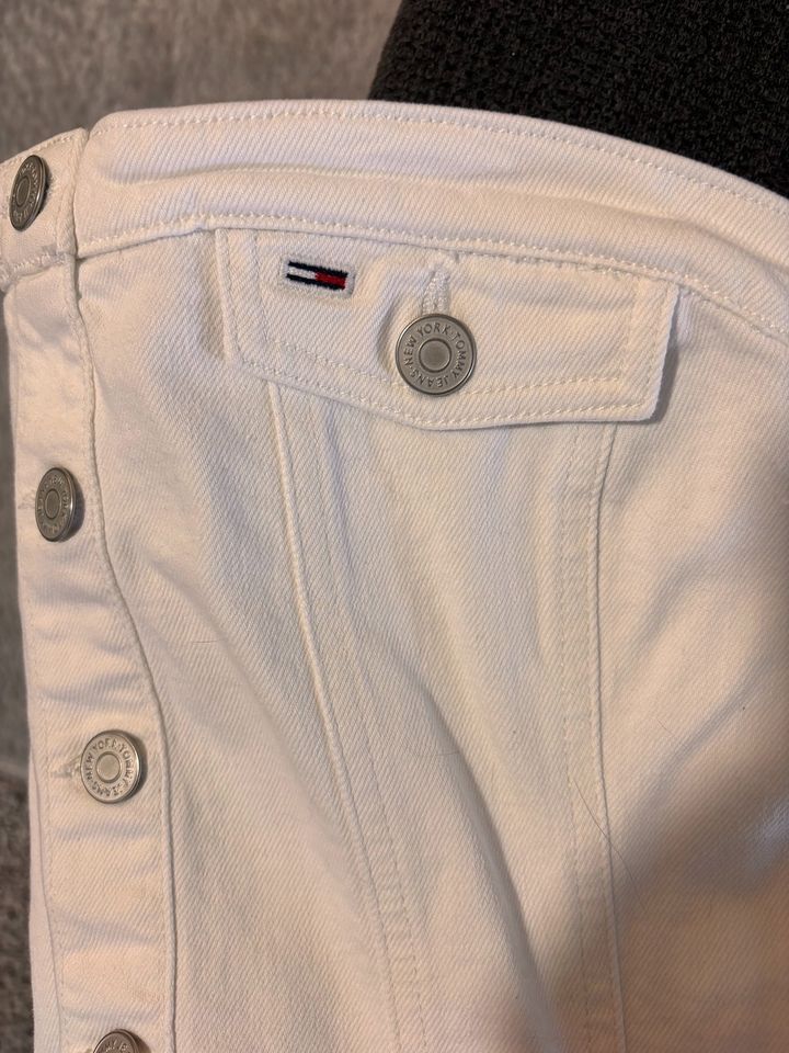 Tommy Hilfiger Jeanskleid Weiß Neu L in Bad Sobernheim