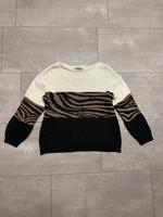 Takko Amilia Damen Strick Pullover Schwarz/Braun/Beige M/L Bayern - Mengkofen Vorschau